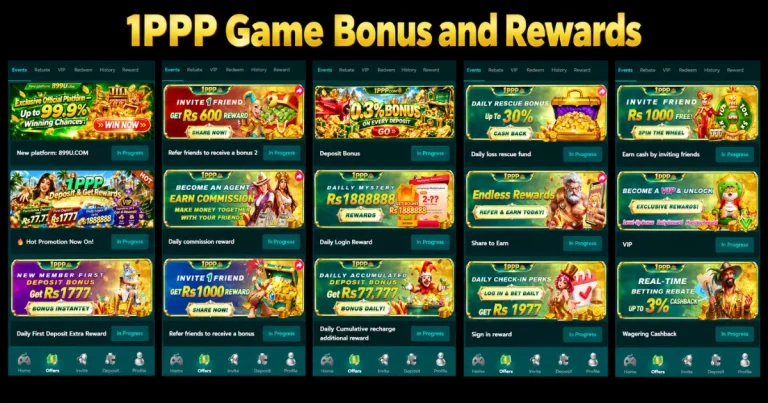 1ppp game bonus and rewards